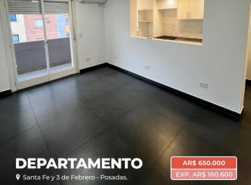Departamento · 45m² · 2 Ambientes · Departamento Centrico de 1 Dormitorio en Alquiler Posadas