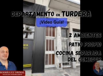 Departamento · 2 Ambientes · Departamento 2 Ambientes en Turdera, a 3 Cuadras de La Estación!