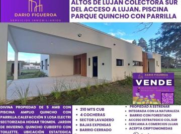Casa de 5 ambientes, Luján · Casa de 4 Amb con Piscina en Altos de Lujan