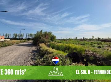 Terreno · 360m² · Venta Lote - Barrio El Sol II - Fernandez Oro