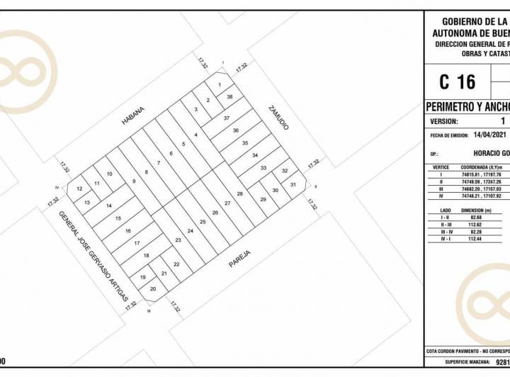Terreno · 262m² · 5 Ambientes · 1 Cochera