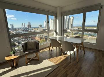 Departamento de 1 ambiente, Puerto Madero · Piso Alto! Amoblado con Una Vista Increíble y con Cochera