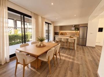 Departamento · 80m² · 3 Ambientes · 1 Cochera · Alquiler Planta Baja con Jardín y Parrilla | 3 Ambientes en Town Kiri