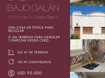 Casa de 4 ambientes, Córdoba · Apta Crédito: Casa a Reciclar a m de Av Castro Barros. 120 m² Cubiertos. 362 m² Terreno.