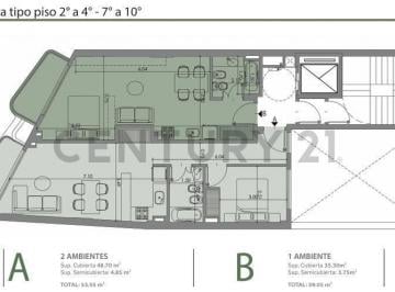 Departamento · 35m² · 1 Ambiente · Venta Departamento Monoambiente en Villa Crespo - Financiación