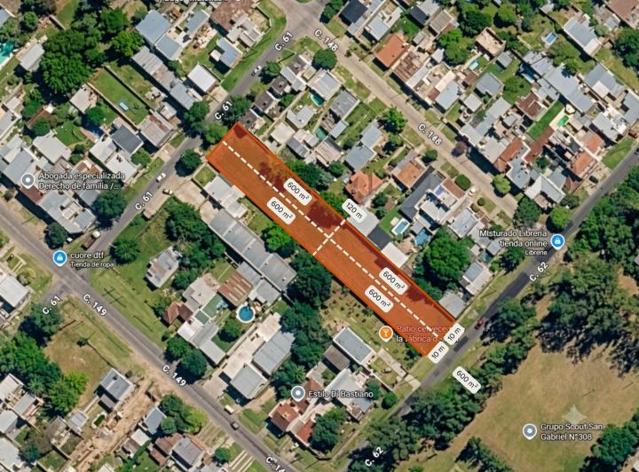 Terreno · 1200m²
