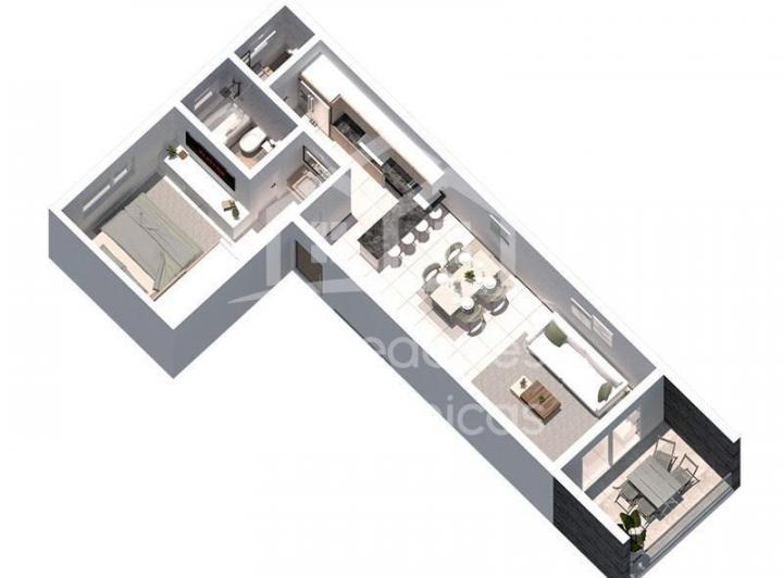 Departamento · 46m² · 2 Ambientes · 1 Cochera