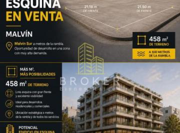 Foto1 · Venta Terreno Esquina en Malvin Oportunidad Desarrollo Edificio Boutique