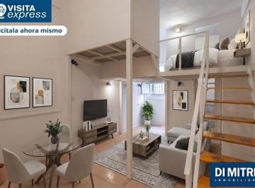 AMOBLAMIENTO VIRTUAL · San Telmo Monoambiente con Entrepiso