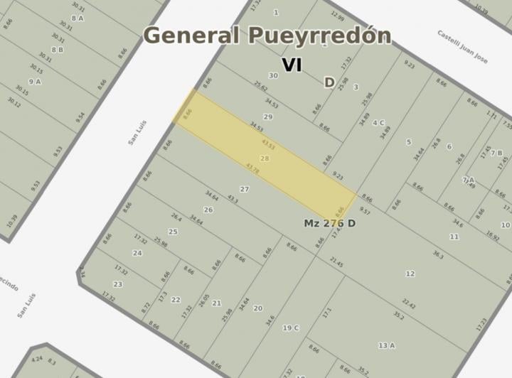 Terreno · 170m²