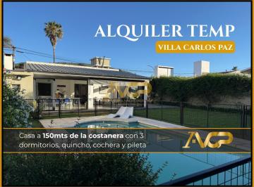 Casa · 125m² · 5 Ambientes · 2 Cocheras · La Casa Mas Bella en Alquiler Temporario