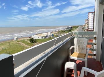 Departamento de 3 ambientes, Mar de Ajó · Espectacular Depto Frente Al Mar, 3 Amb con Balcón en Mar de Ajó