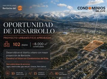 Terreno · 12000m² · Proyecto Aprobado de 102 Dúplex en Bariloche!