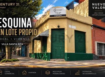 Local comercial · 85m² · 3 Ambientes · Esquina en Lote Propio con Local + Vivienda | Villa Santa Rita
