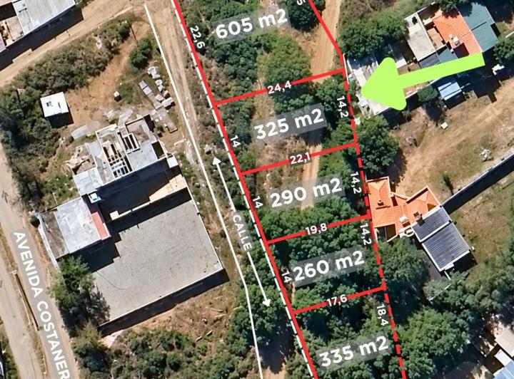 Terreno · 325m²
