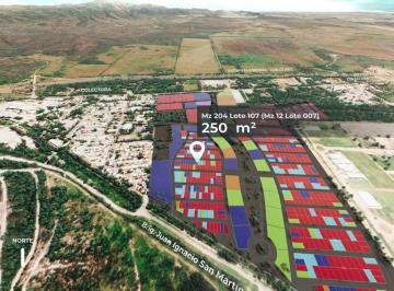 Terreno · 250m² · 1 Ambiente · 1 Cochera · Terreno 250 m² | Apto Vivienda | Nuevo Malagueño