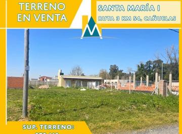 Terreno · 275m² · Terreno en Venta - Santa María I - Cañuelas