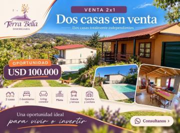 Casa · 190m² · 6 Ambientes · 1 Cochera · 2 Casas en Venta en Mismo Terrenio con Pileta, Quincho, Cochera, Galeria!