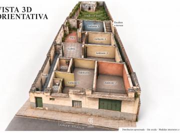 Distribución 3D orientativa · Casa a Reciclar en Lote Propio de 180 m² con Patio y Terraza | Paternal