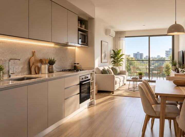 Departamento · 107m² · 4 Ambientes · 1 Cochera