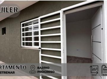 Departamento · 38m² · 2 Ambientes · Aquiler Departamento, 1 Dormitorio, Barrio Progreso