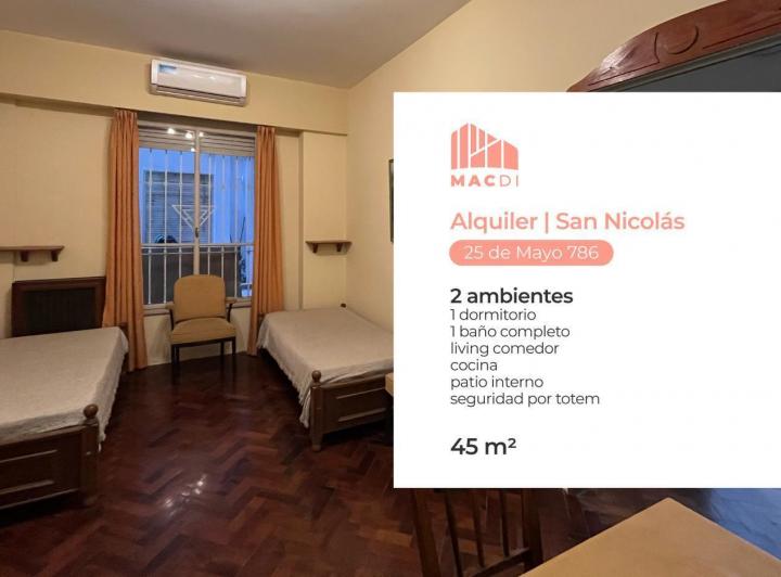 Departamento · 45m² · 2 Ambientes