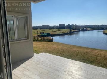 Casa · 159m² · 6 Ambientes · 3 Cocheras · Venta Casa a Estrenar 3 Dorm. Al Agua con Salida Al Rio Lujan Barrio Nautico El Cazal.