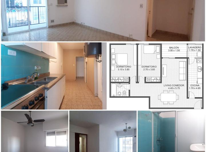 Departamento · 72m² · 3 Ambientes
