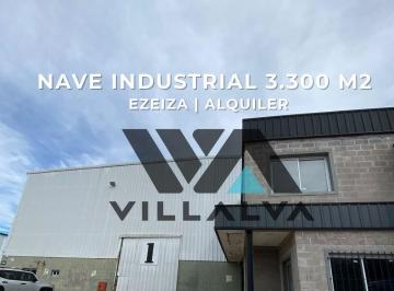 Bodega-Galpón · 3300m² · 1 Ambiente · Alquiler Nave Industrial 3.300 m² Polo Industrial Ezeiza