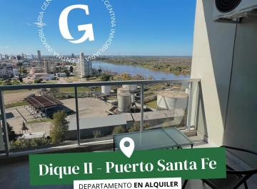 Departamento de 5 ambientes, Ciudad de Santa Fe · Alquiler – Departamento Amoblado en El Puerto