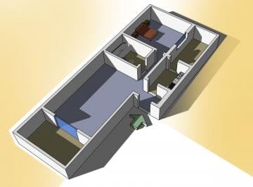 Departamento de 2 ambientes, La Paternal · Departamento Tipo Casa 2 Ambientes en Alquiler en La Paternal