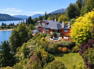 Casa de 10 ambientes, Colonia Suiza · Venta Mansión en Bariloche | Residencia Privada Sobre Lago Perito Moreno | Circuito Chico