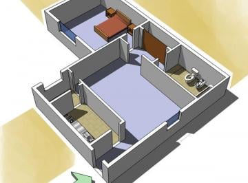 Departamento de 2 ambientes, La Paternal · Departamento 2 Ambientes en Alquiler en La Paternal