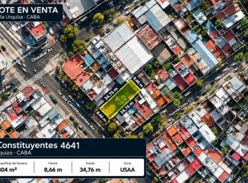 Terreno · 304m² · Terreno en Villa Urquiza