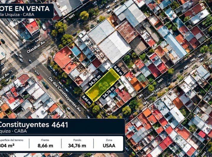 Terreno · 304m²