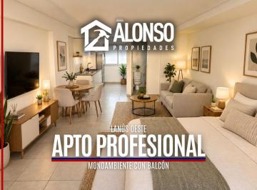 Departamento · 29m² · 1 Ambiente · Venta - Monoambiente con Balcón - Apto Profesional