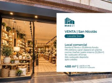 Local comercial · 476m² · 10 Ambientes · Excelente Local Comercial en Venta en Lavalle y Florida.