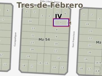 Terreno · 238m² · Venta Lote con Plano Aprobado - Caseros