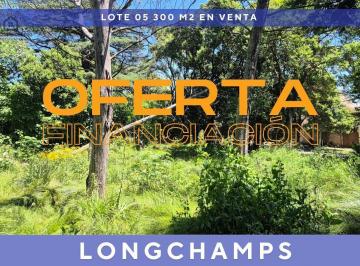Terreno · 300m² · Terrenos en Venta Sobre La Calle Gob. de La Serna Al 1000 Longchamps