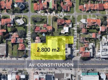 Local comercial · 2800m² · Venta. Lote Sobre Av Constitución