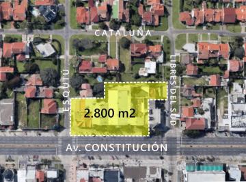 Local comercial · 2800m² · Venta. Lote Sobre Av Constitución