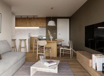 Estar comedor · Depto 2 Dorm. en Venta en Construccion en Zona Norte - Precio Anticipo 35%