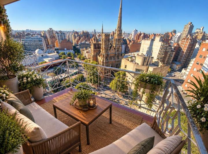 Departamento · 172m² · 3 Dormitorios · 1 Cochera