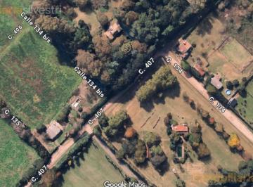 Terreno · 427m² · 407 Esquina 134 Bis Villa Elisa - Lote en Venta