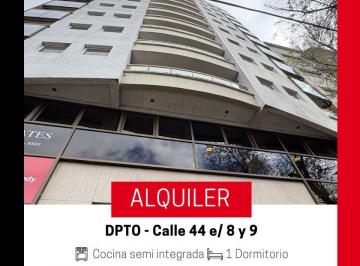 Departamento de 2 ambientes, La Plata · Depto de Categoria - 1 Dormitorio - Zona Centro - con Balcón - Cochera
