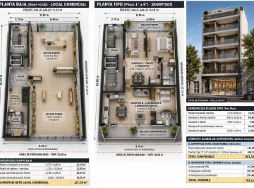 Terreno · 436m² · Lote en Venta - Almagro - 9,19 m X 27,62 m - Usab2