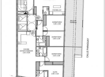 Departamento · 62m² · 3 Ambientes · Departamento - Palermo