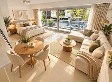 Departamento · 37m² · 1 Ambiente · Alquiler de Monoambiente - Amenities y Seguridad - Soldado de La Independecia 726, Las Cañitas