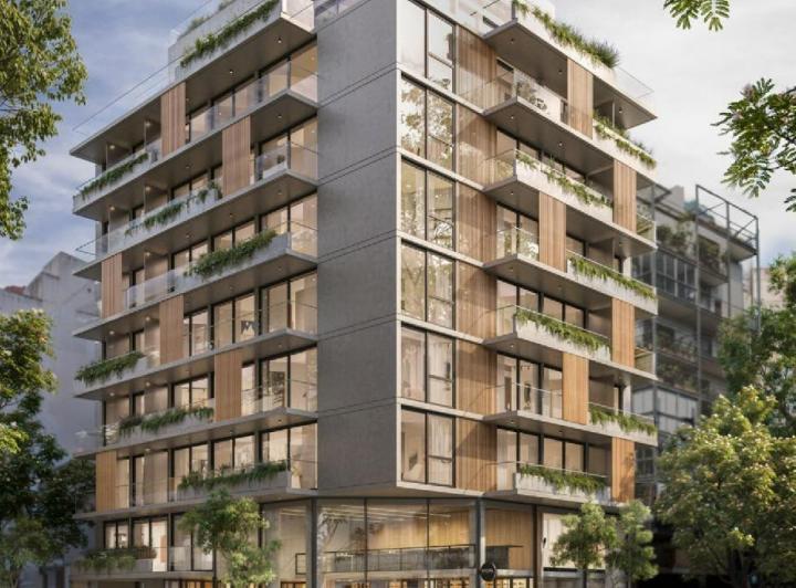 1, 2 y 3 Ambientes. Amenities: Terraza, Piscina, Solarium, Parrilla y Laundry