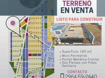 Terreno · 180m² · Terreno con Mejoras en Venta en Barrio San Martín Norte